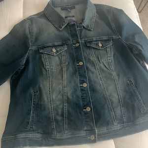 Brand New Bandolino Distressed Jean Jacket